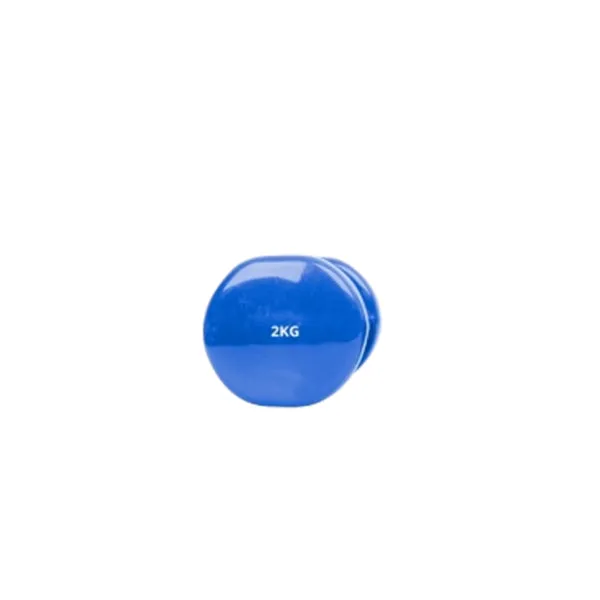 1 Piece Vinyl Dumbbell 2KG Blue