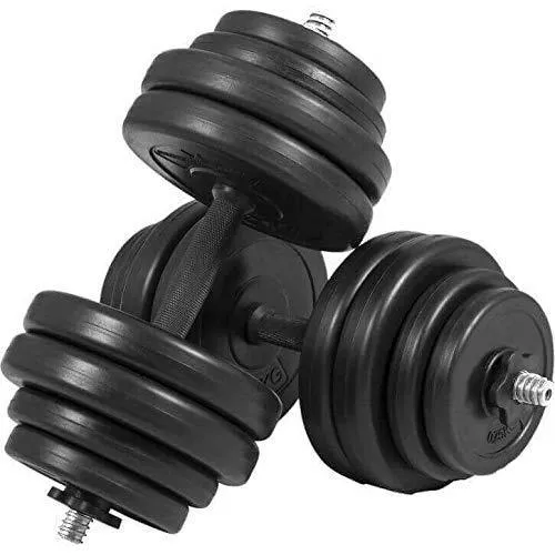 1" Dumbbell Set With Plastic Coated Handle 20kg - 50kg