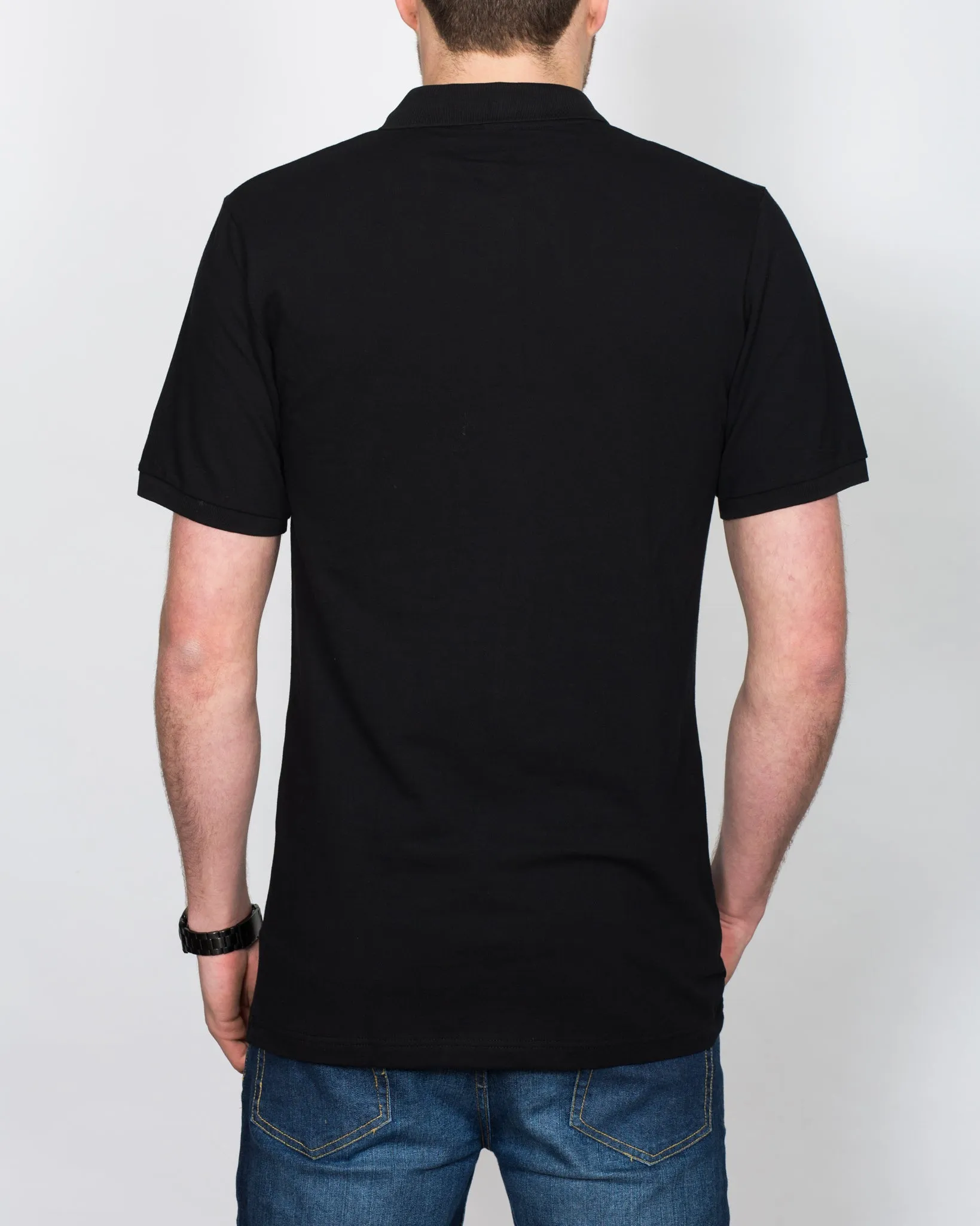 2t Jack Slim Fit Tall Polo Shirt (black)