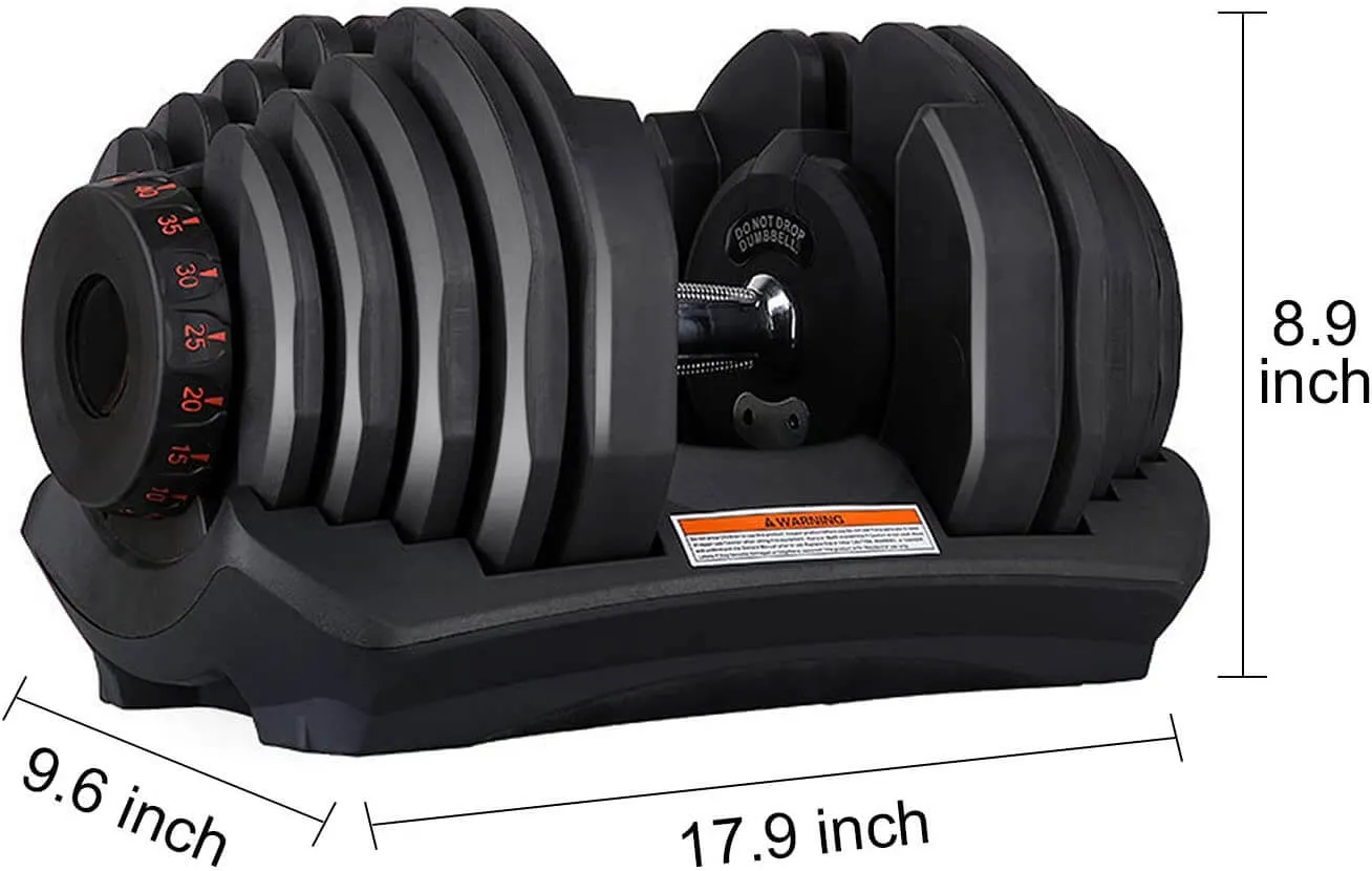 Adjustable Dumbbells 40Kg 2PCS Set