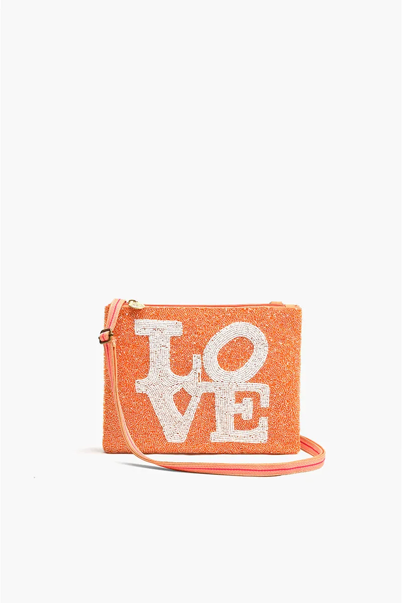 All My Love Top Zip Clutch