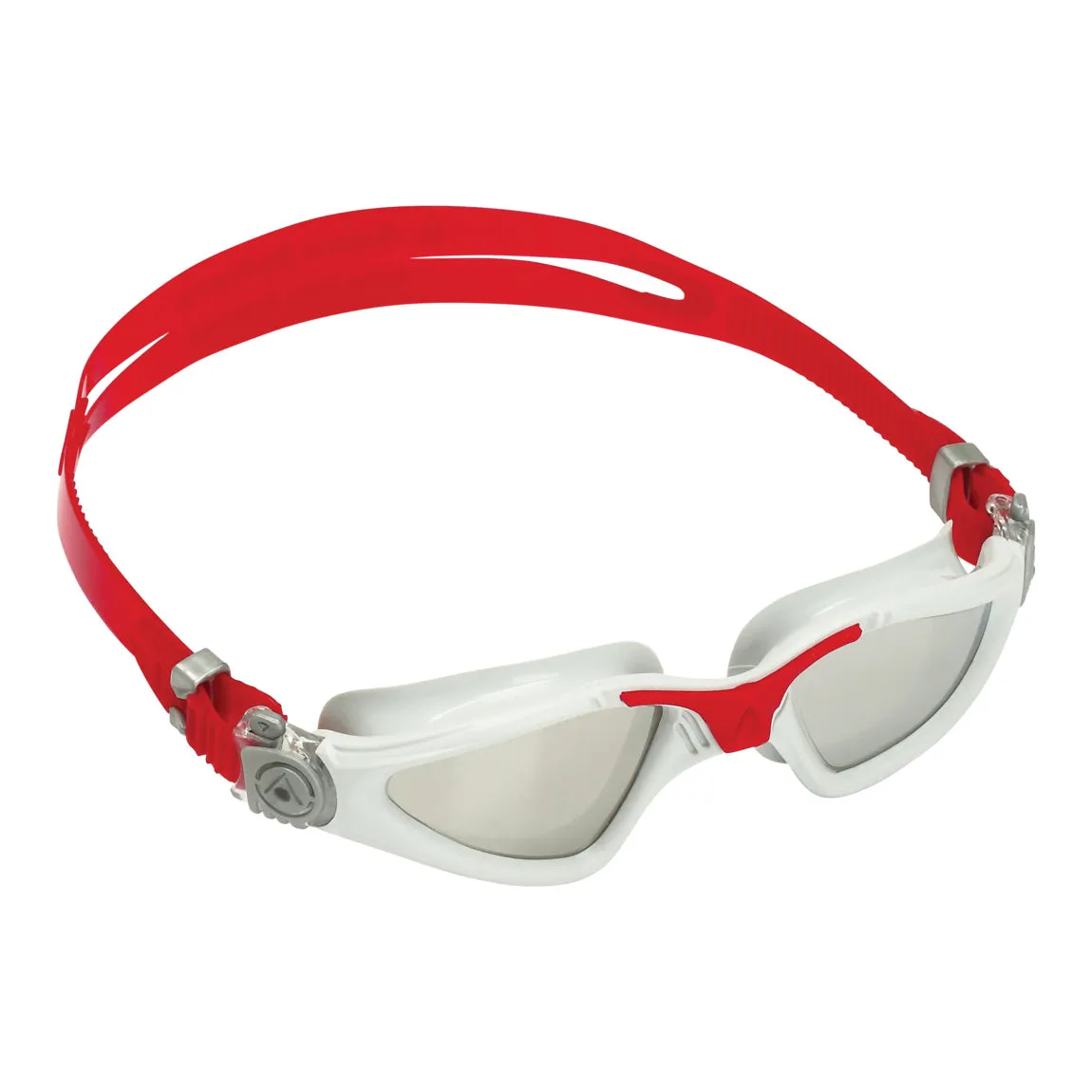 Aqua Sphere Kayenne.A - Grey/Red:Silver Titanium Mirrored