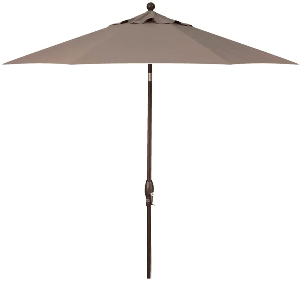 Auto Tilt Umbrella with O'bravia 2 Fabric 9' by Treasure Garden