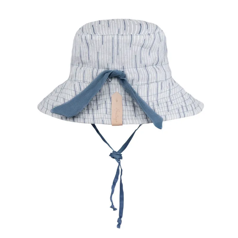 Bedhead 'Explorer' Reversible Sun Hat - Sprig Steele