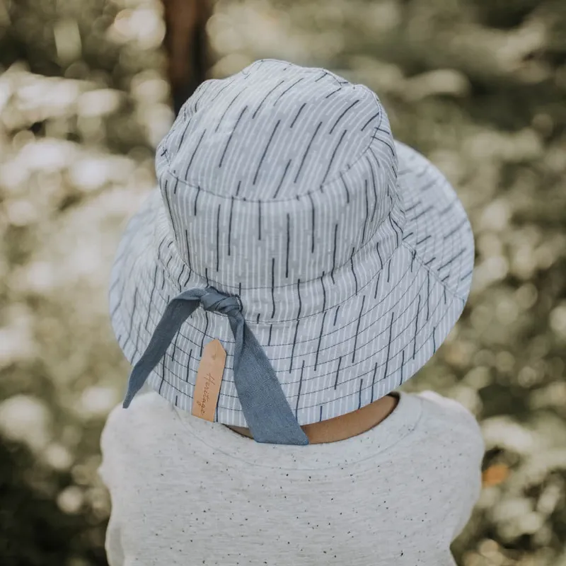 Bedhead 'Explorer' Reversible Sun Hat - Sprig Steele