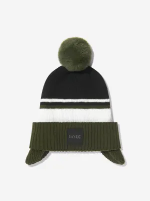 BOSS Baby Boys Knitted Bobble Hat