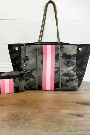 Camo Neoprene Multi-Purpose Tote Bag