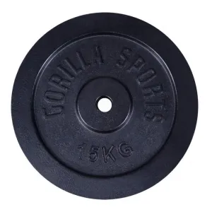 Cast Iron Weight Plate 15KG - Black