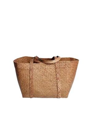 'Cayla' Straw Basket Bag