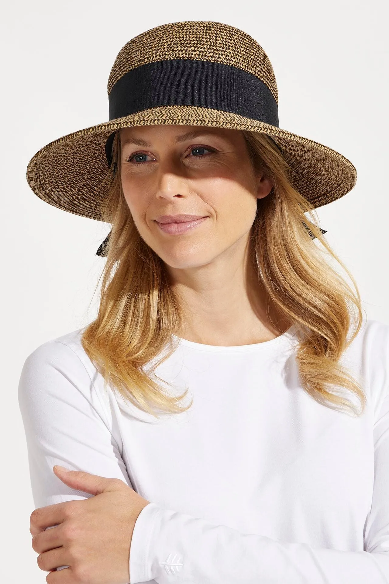 Clara Sun Hat | Coffee Multi