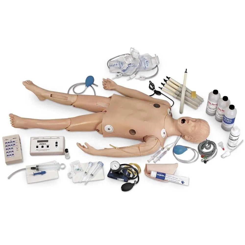 Deluxe Child CRiSis™ Manikin with ECG and Advanced Airway Management