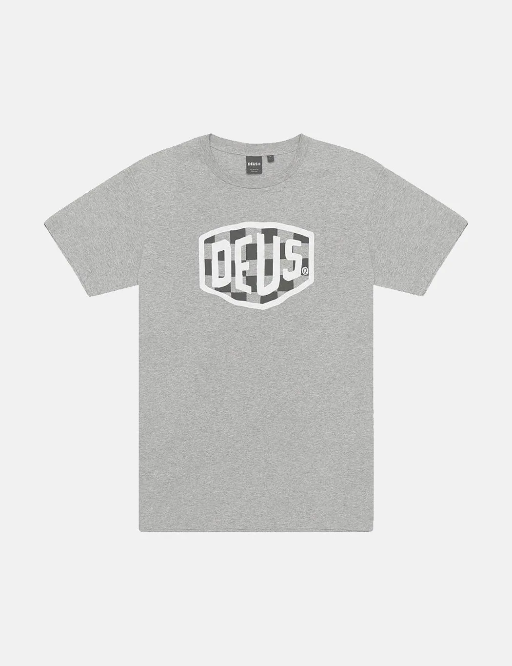 Deus Ex Machina Moto Shield T-Shirt - Grey Marle