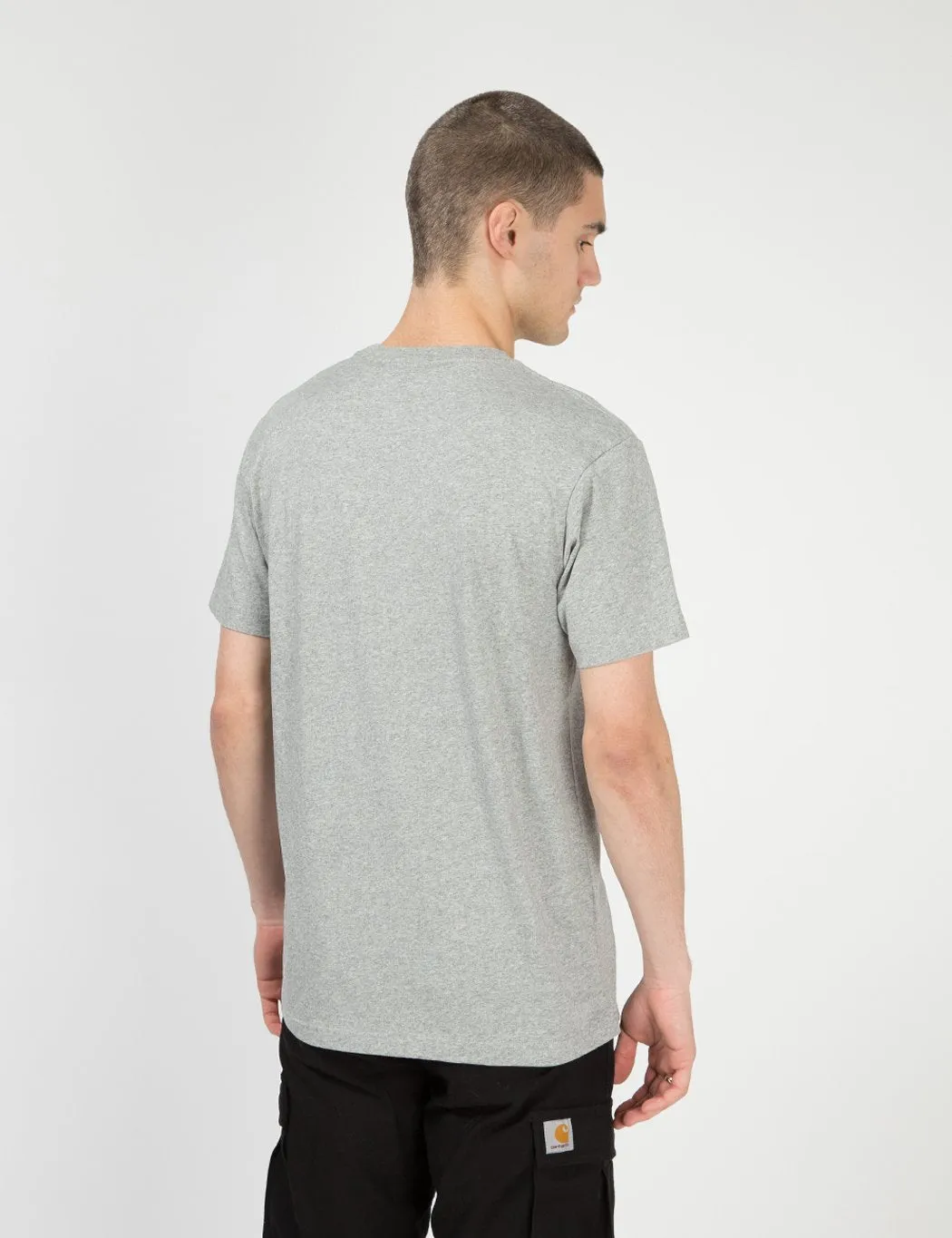 Deus Ex Machina Moto Shield T-Shirt - Grey Marle