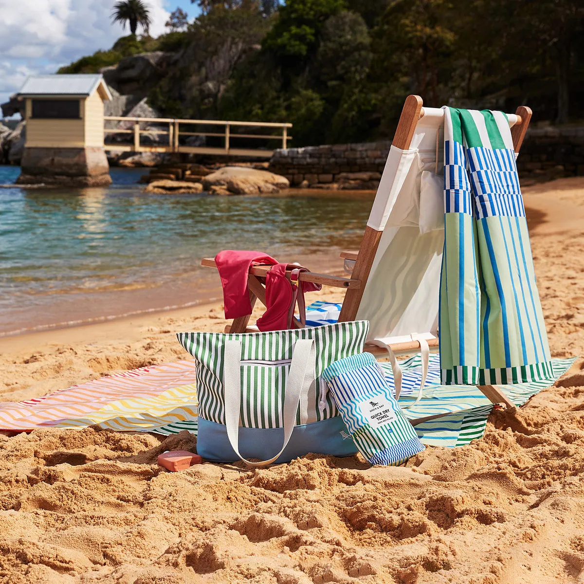 Dock & Bay Canvas Beach Bags - Olive Grove