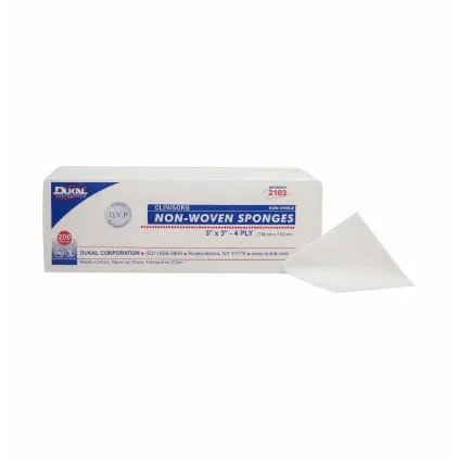 Dukal Clinisorb Non Woven Sponges, 4 Ply, Non Sterile