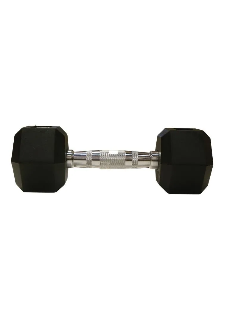 Elite Hex Rubber Dumbbell - 10Lb