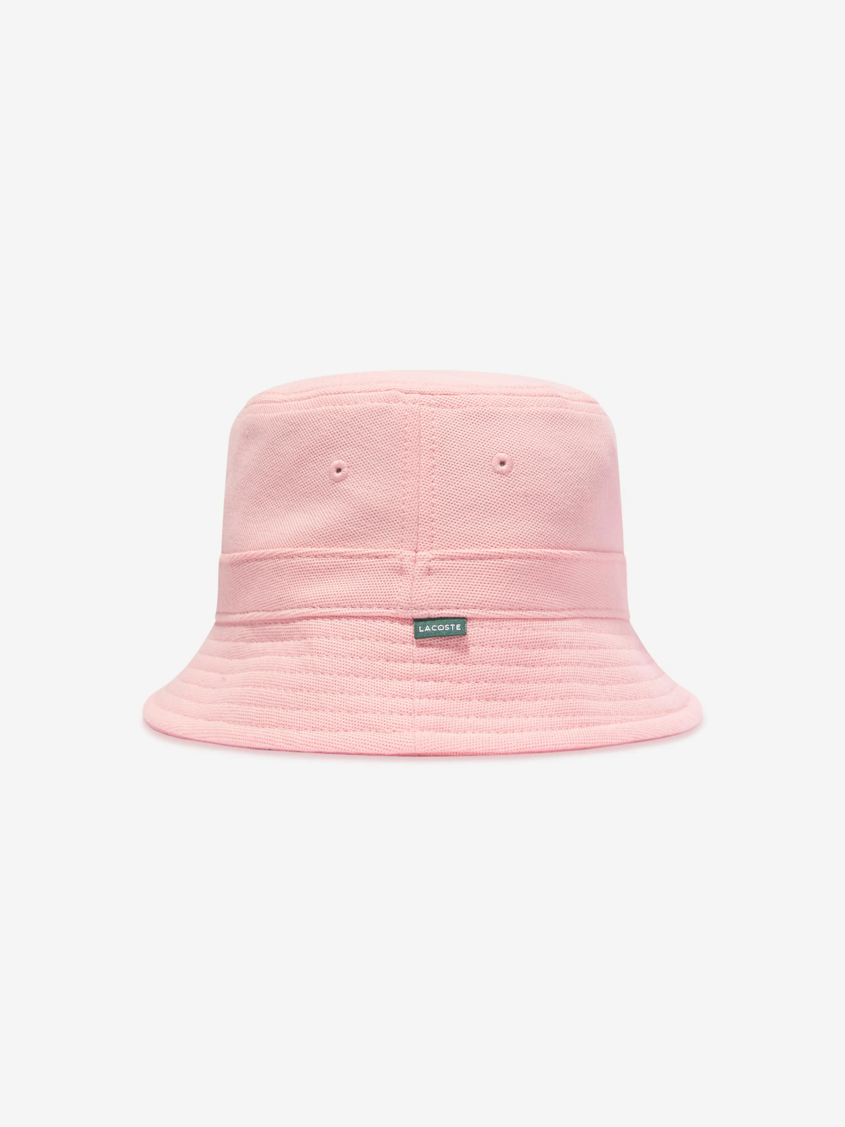 Lacoste Girls Logo Bucket Hat in Pink