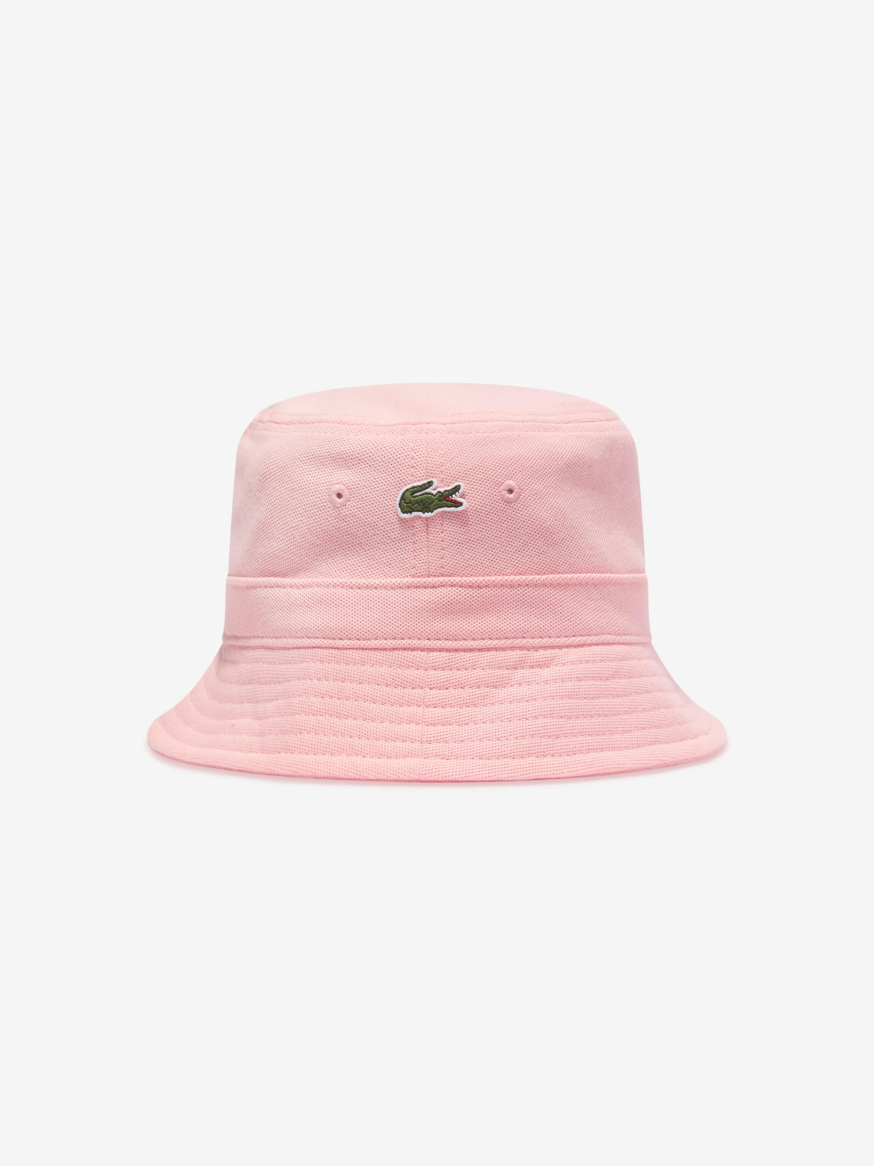 Lacoste Girls Logo Bucket Hat in Pink