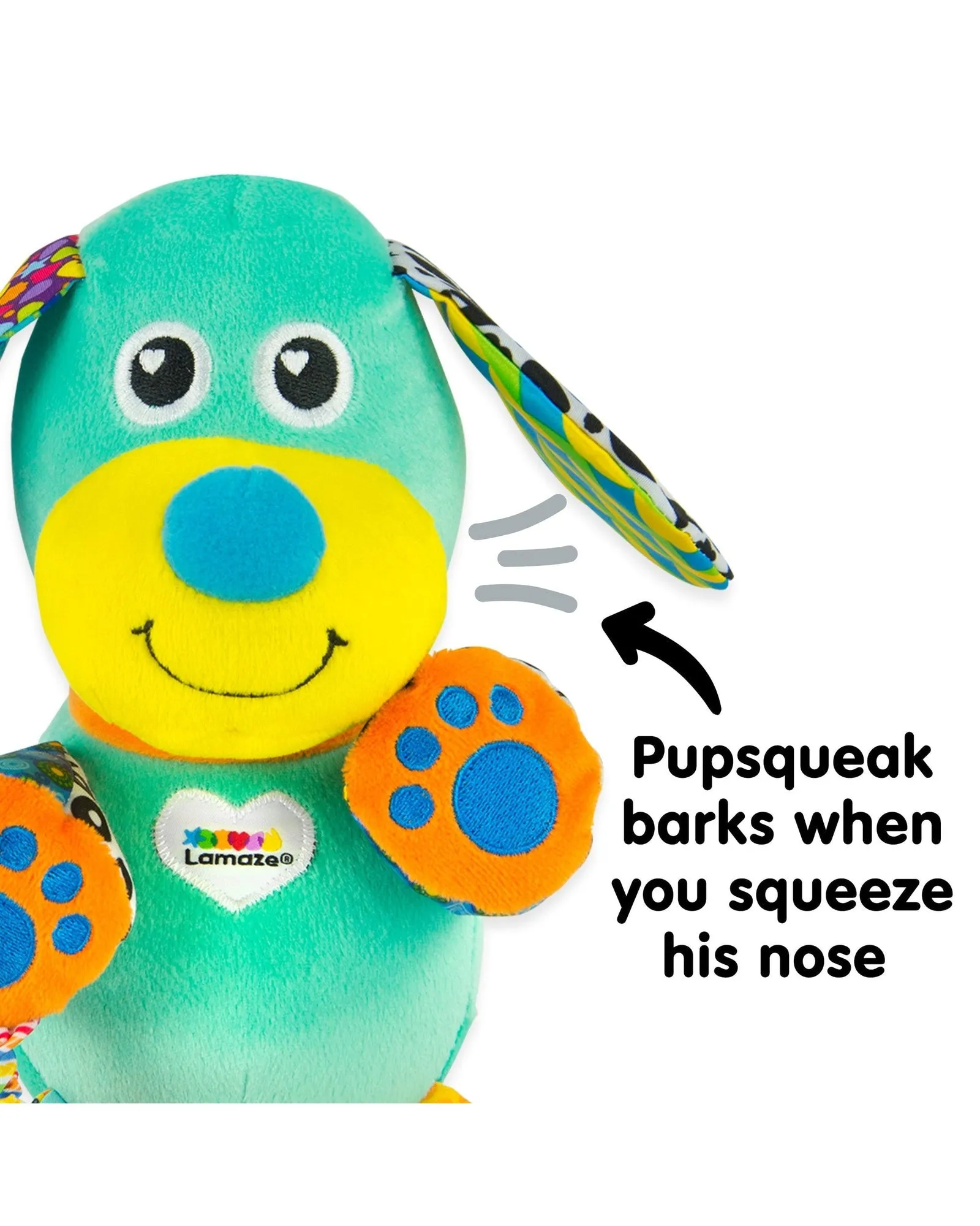 Lamaze Pupsqueak Clip Go