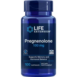 Life Extension Pregnenolone 100mg 100 Capsules