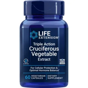 Life Extension Triple Action Cruciferous 60 Veg Caps