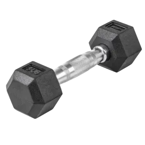 Lifeline Hex Rubber Dumbbells