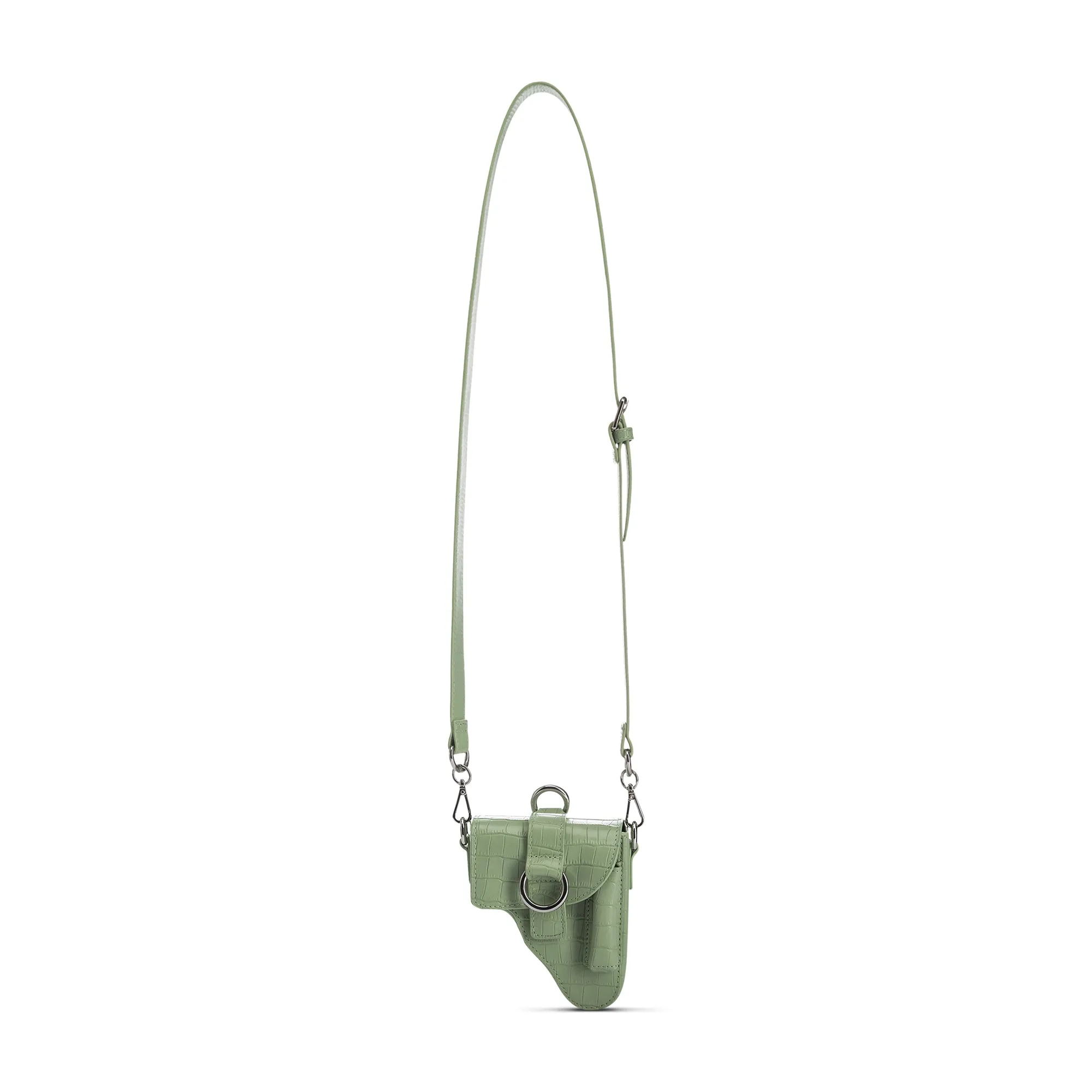 Mint Leather Multi Purpose Mini Bag