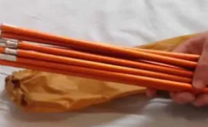 Multi Purpose Orange Tent Pole Bag