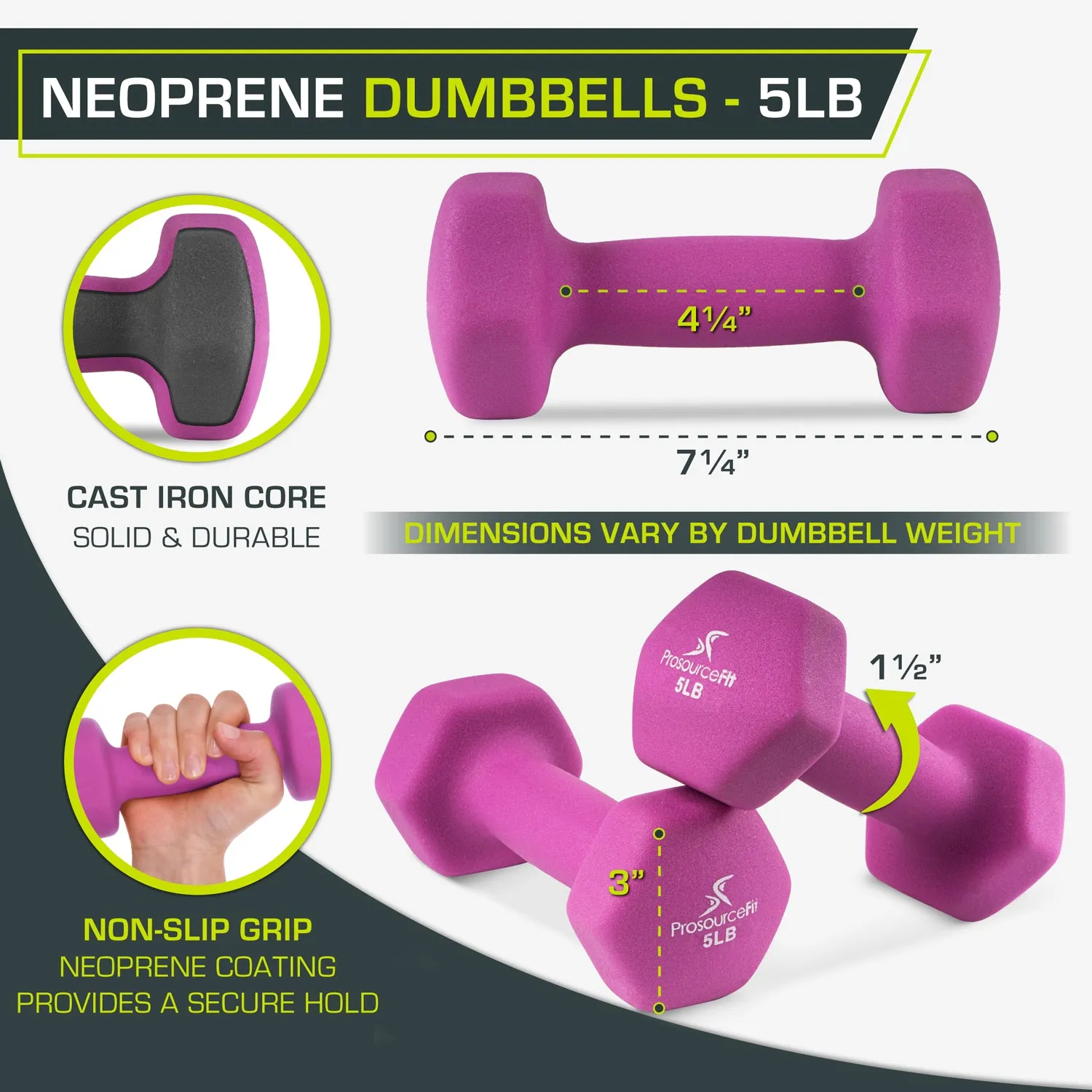 Neoprene Dumbbells