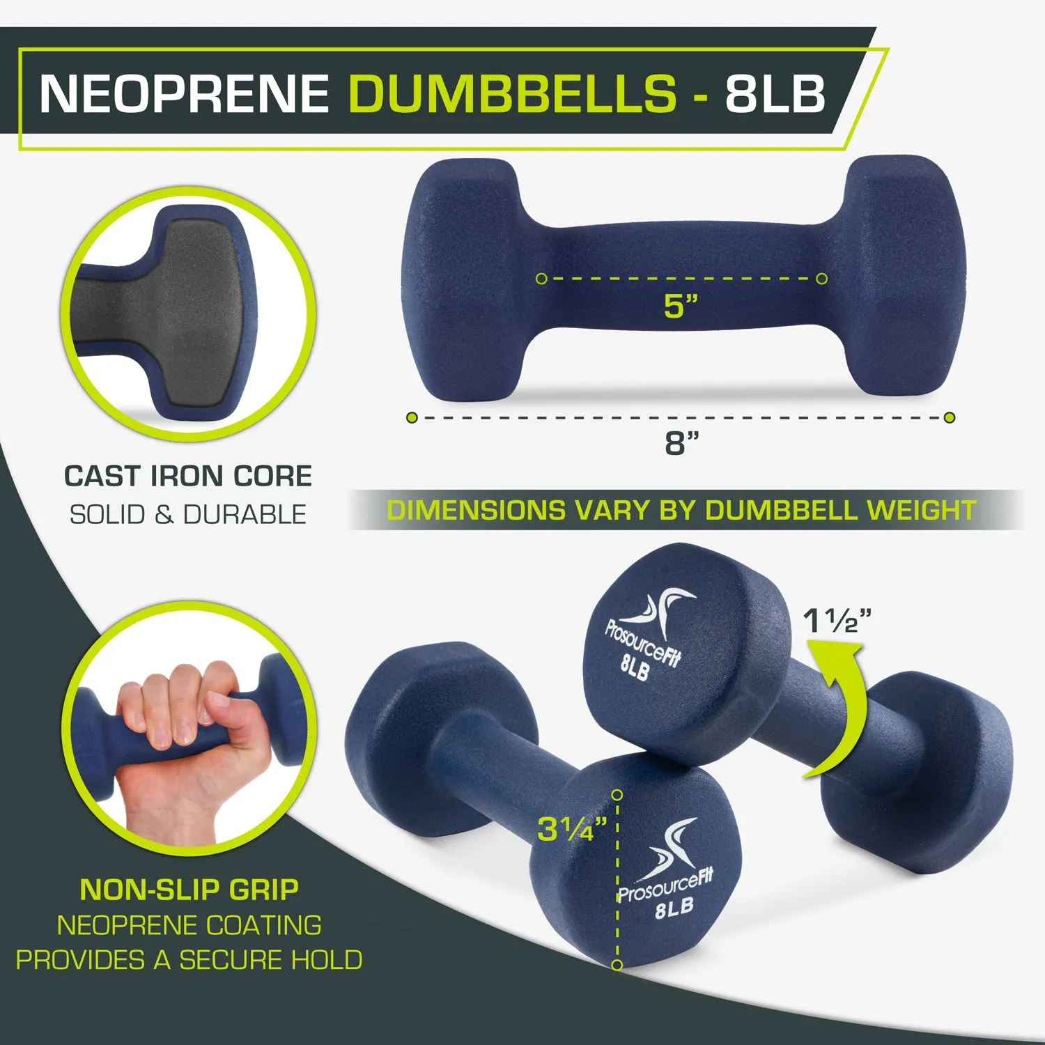 Neoprene Dumbbells