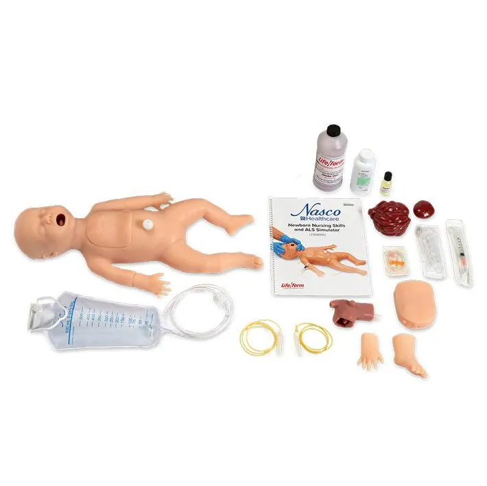 Newborn Nursing Skills and ALS Simulator, Light Skin Tone