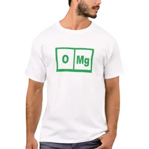 Nutcase Designer Round Neck Men's T-Shirt Wrinkle-Free Poly Cotton Tees - OMG