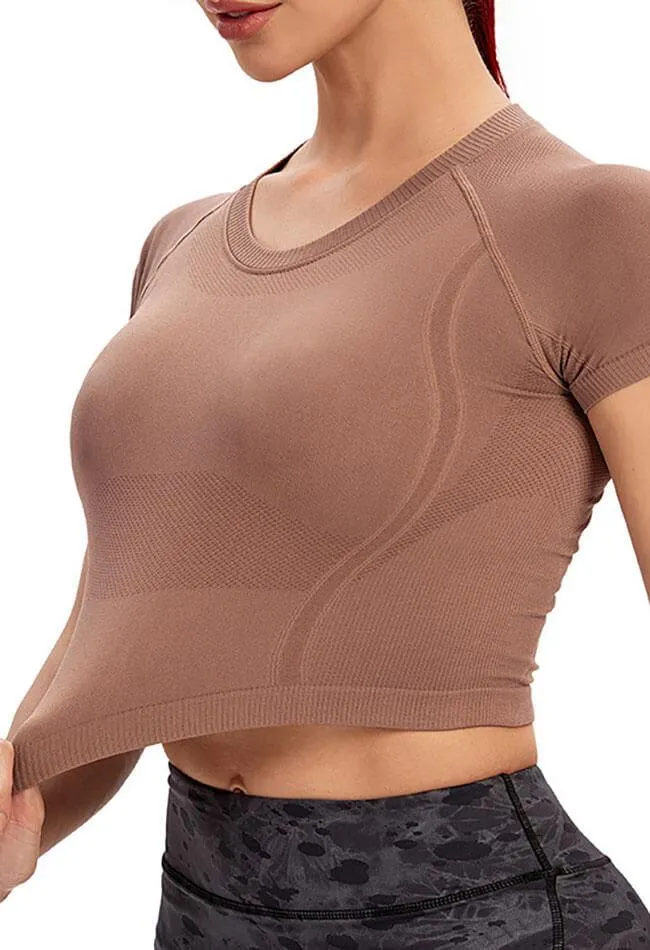 Quick-Dry Slim Active Crop Top