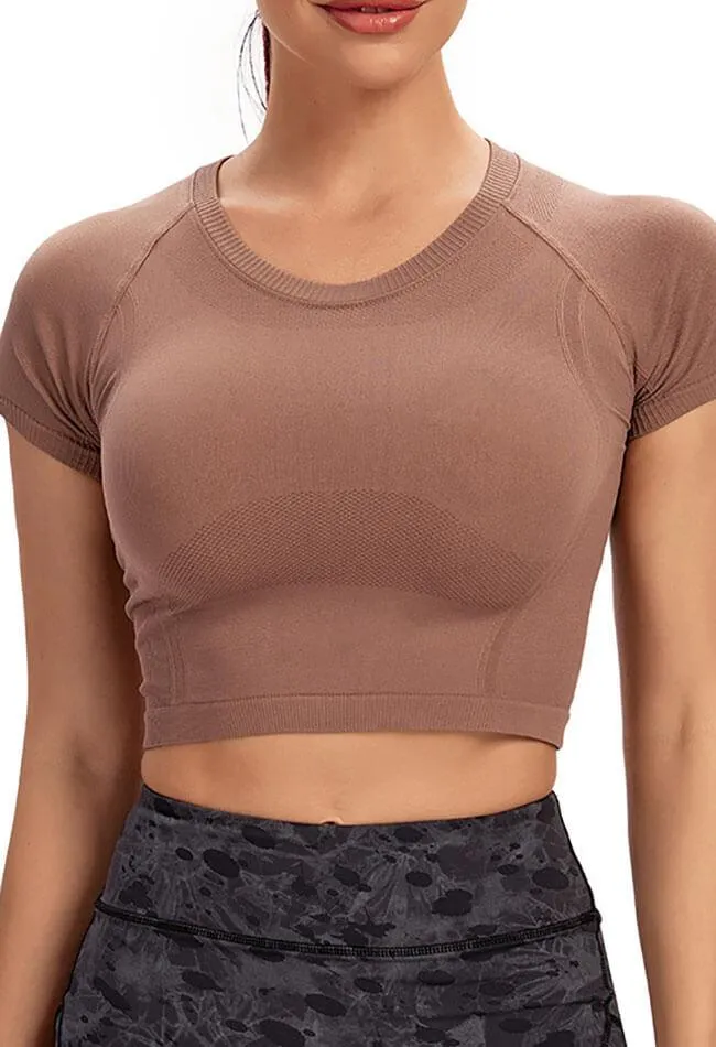 Quick-Dry Slim Active Crop Top