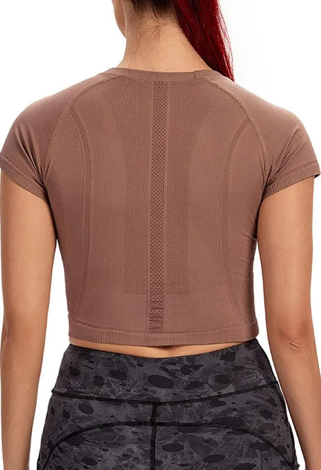 Quick-Dry Slim Active Crop Top