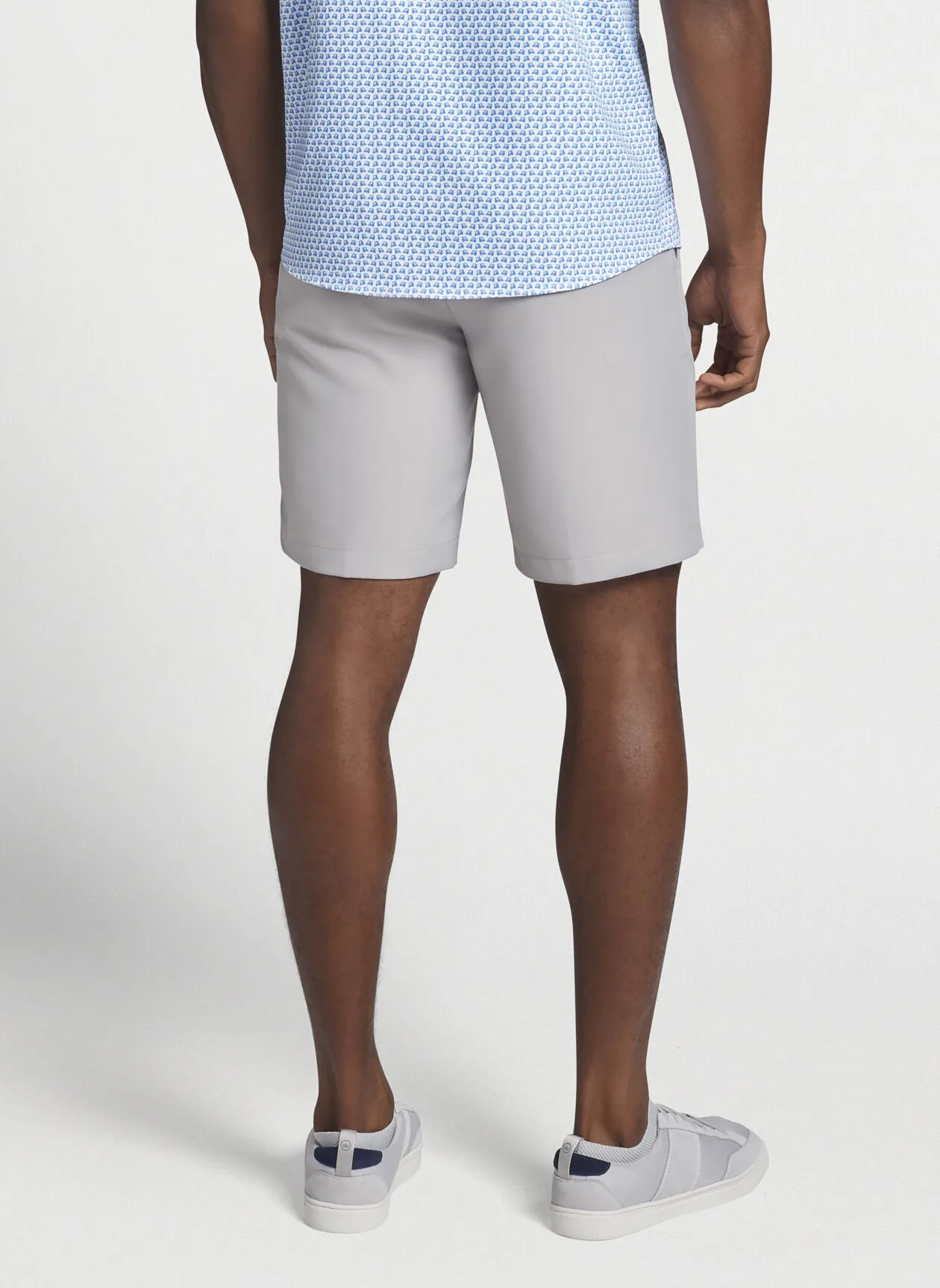 Salem Performance Short in Gale Grey by Peter Millar