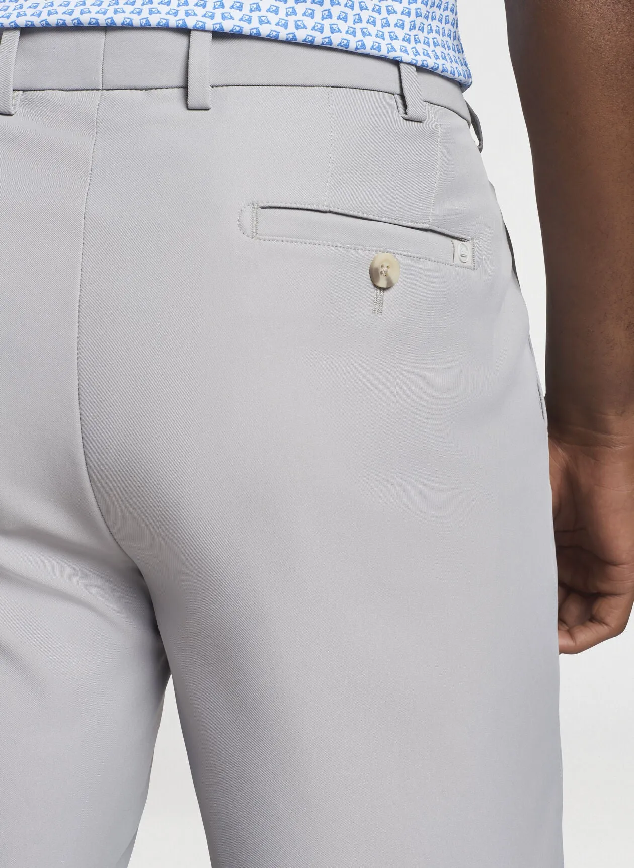 Salem Performance Short in Gale Grey by Peter Millar