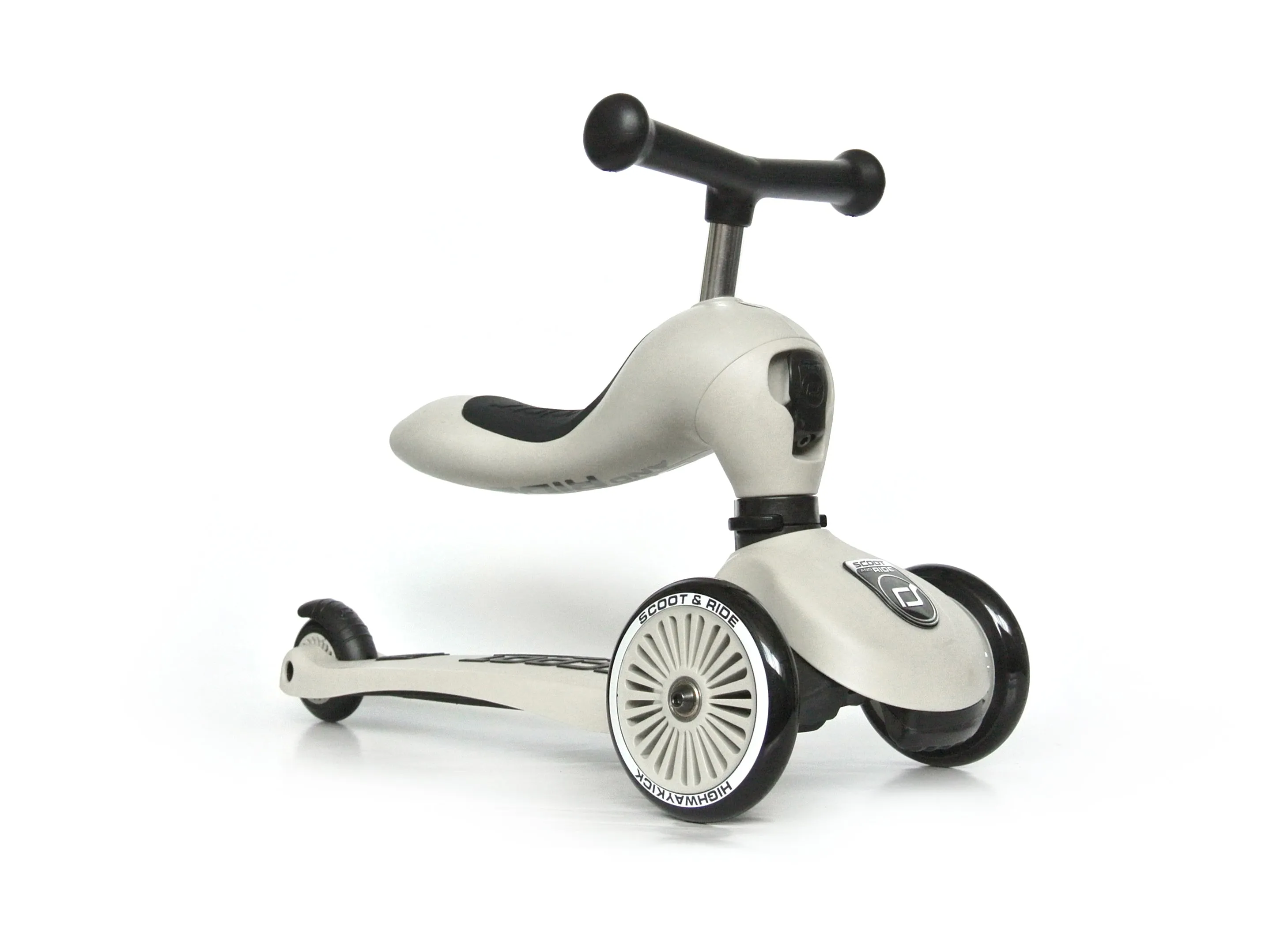 Scooter - Highwaykick 1 - 2 in 1 Kickboard/ Kickboard with Seat - Ash