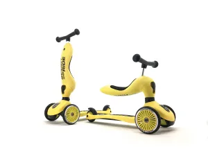 Scooter - Highwaykick 1 - 2 in 1 Kickboard/ Kickboard with Seat - Lemon