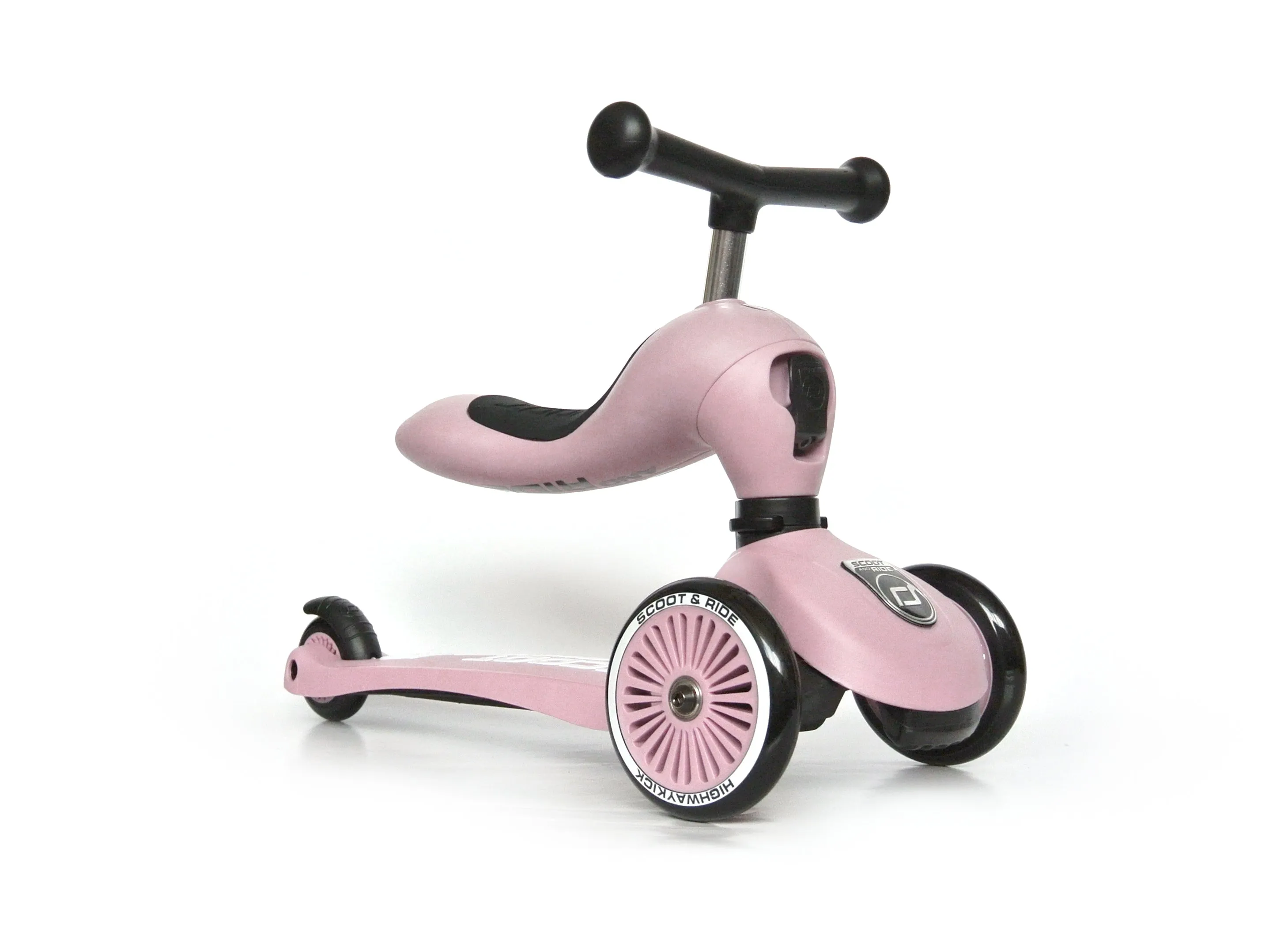 Scooter - Highwaykick 1 - 2 in 1 Kickboard/ Kickboard with Seat - Rose