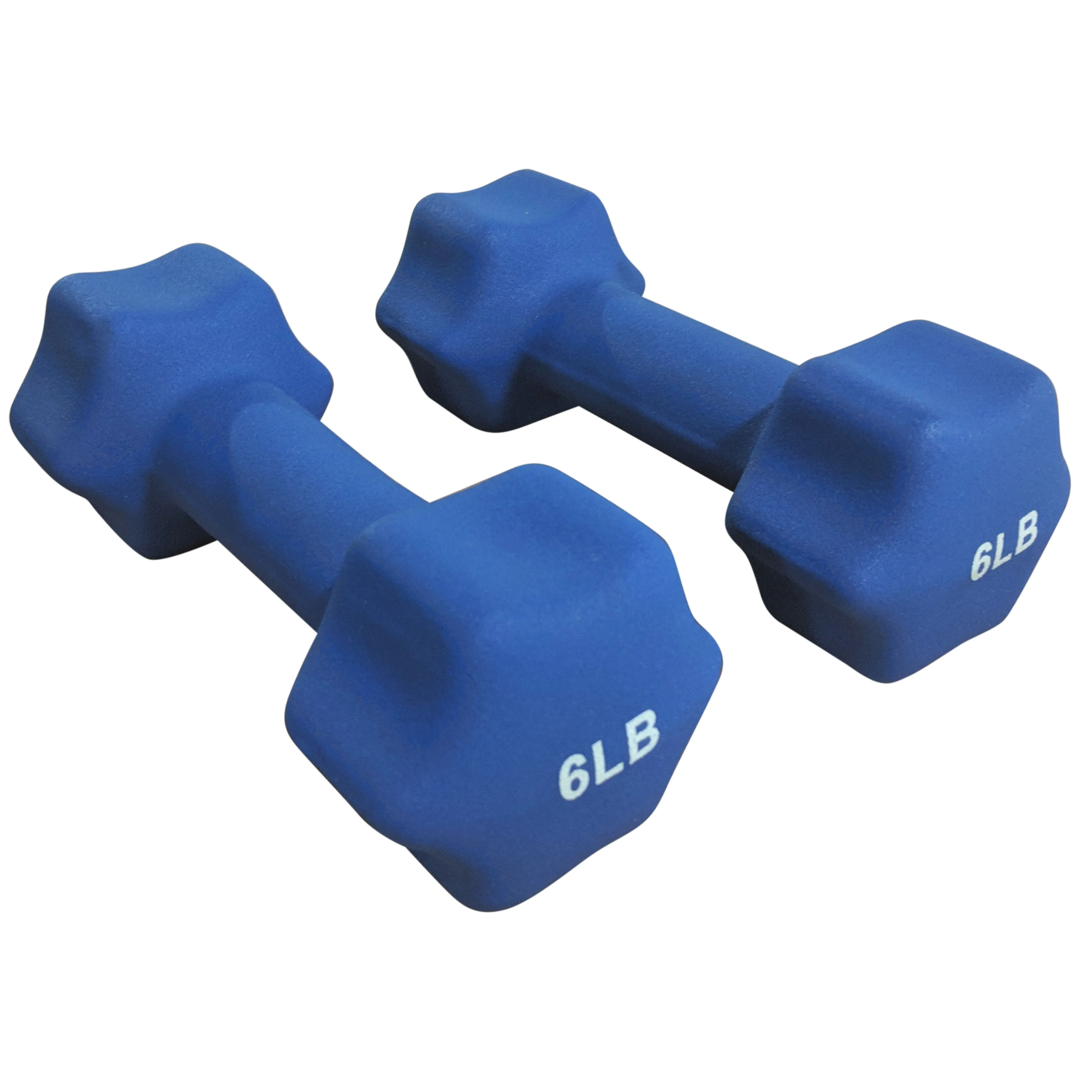 Scratch and Dent, Neoprene Light Weight Dumbbell Set - 5, 6, 7 LB