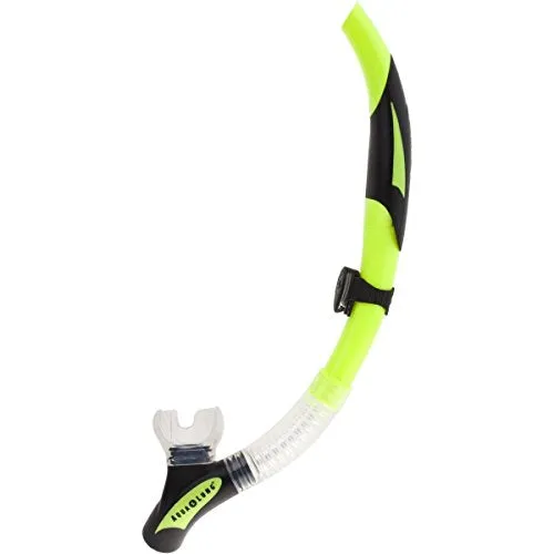 Used Aqua Lung Impulse 3 2-Valve Flex Snorkel (Neon Yellow)