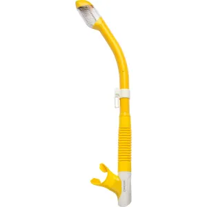 Used Cressi TAO DRY Dry Snorkel-Yellow