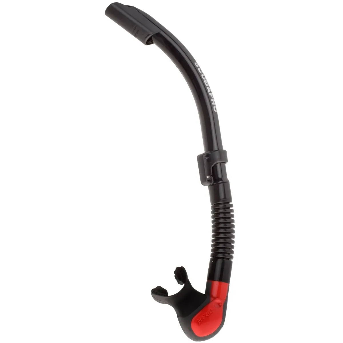 Used ScubaPro Nexus Semi-Dry Flex Snorkel - Black/Red